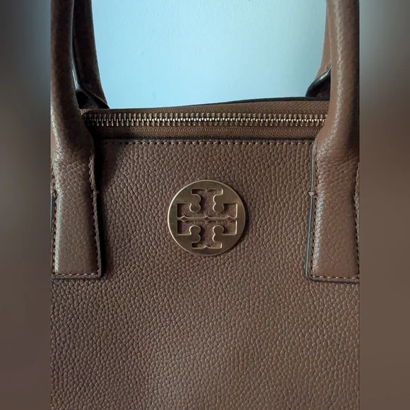 Tory Burch Everly Satchel Brown - Picture 12 of 14